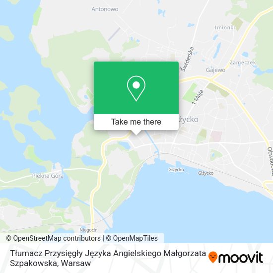 Tłumacz Przysięgły Języka Angielskiego Małgorzata Szpakowska map