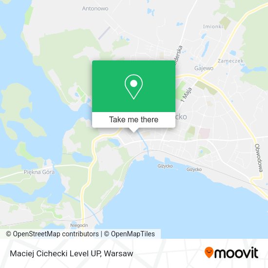 Maciej Cichecki Level UP map