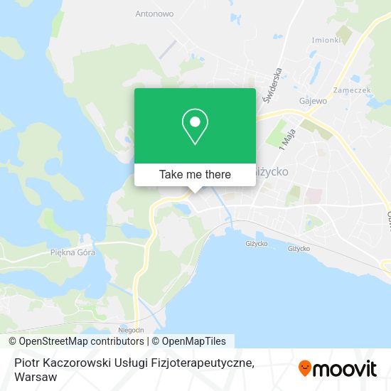 Piotr Kaczorowski Usługi Fizjoterapeutyczne map