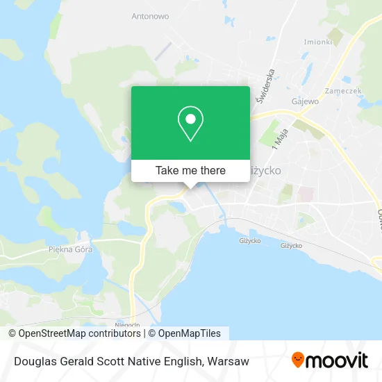 Карта Douglas Gerald Scott Native English