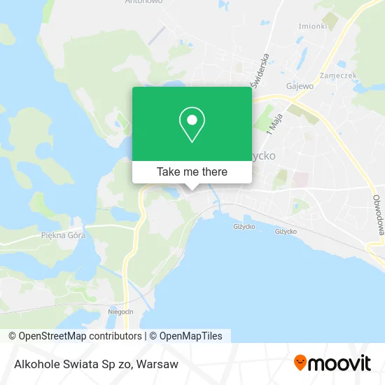 Карта Alkohole Swiata Sp zo