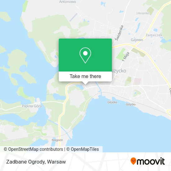 Карта Zadbane Ogrody