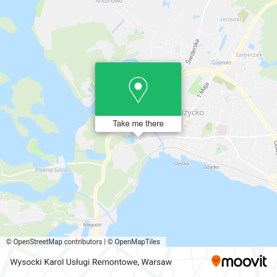 Wysocki Karol Usługi Remontowe map