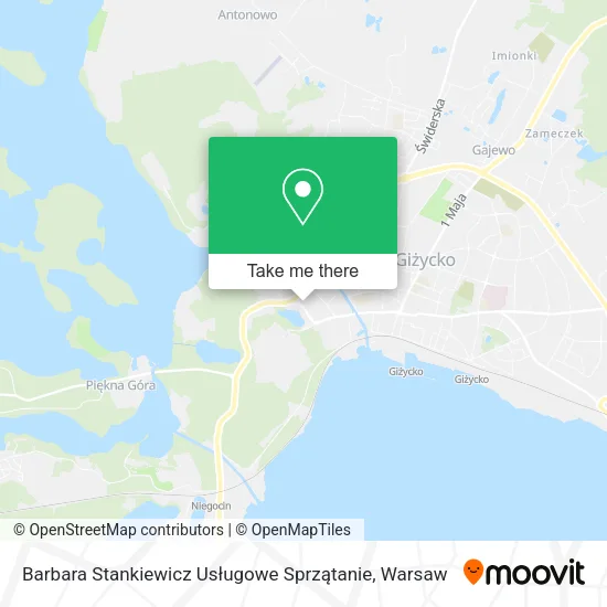 Карта Barbara Stankiewicz Usługowe Sprzątanie
