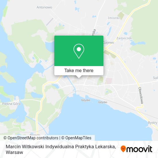 Marcin Witkowski Indywidualna Praktyka Lekarska map