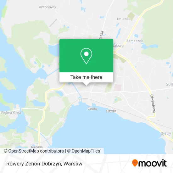 Карта Rowery Zenon Dobrzyn