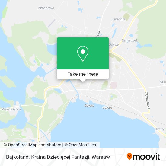 Bajkoland. Kraina Dziecięcej Fantazji map