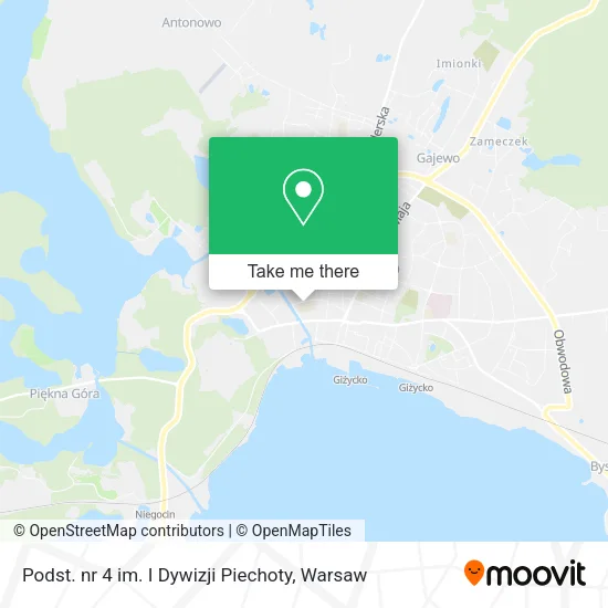 Карта Podst. nr 4 im. I Dywizji Piechoty