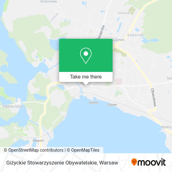 Giżyckie Stowarzyszenie Obywatelskie map