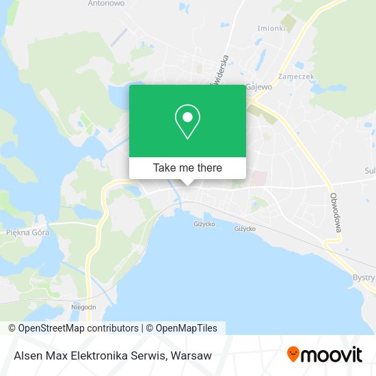 Alsen Max Elektronika Serwis map