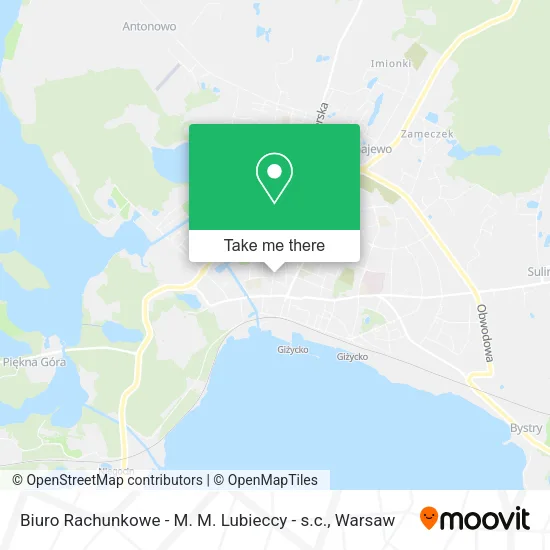 Карта Biuro Rachunkowe - M. M. Lubieccy - s.c.