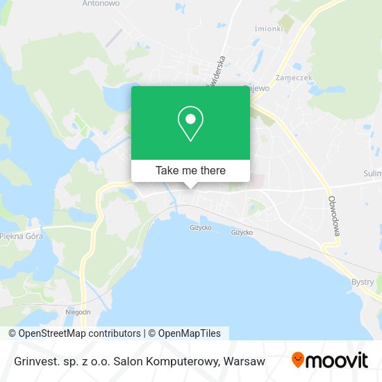 Grinvest. sp. z o.o. Salon Komputerowy map