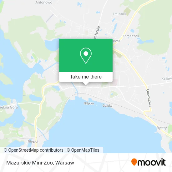 Карта Mazurskie Mini-Zoo