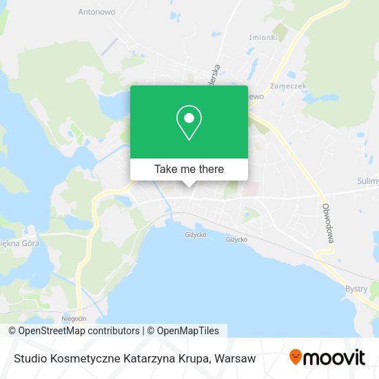 Studio Kosmetyczne Katarzyna Krupa map