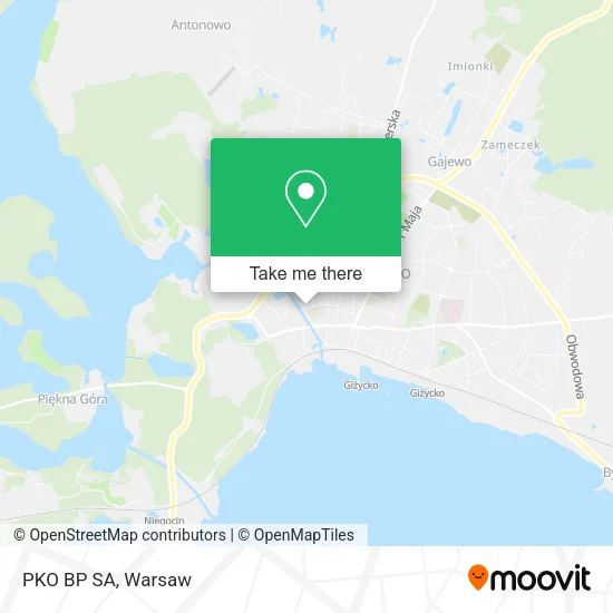 Карта PKO BP SA