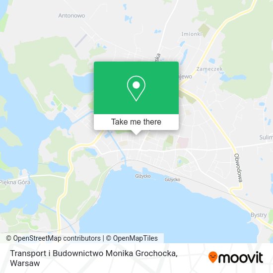 Transport i Budownictwo Monika Grochocka map