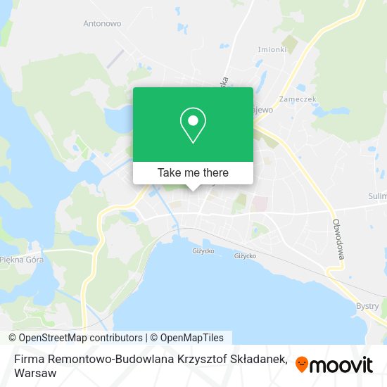 Firma Remontowo-Budowlana Krzysztof Składanek map