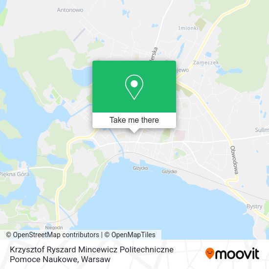 Krzysztof Ryszard Mincewicz Politechniczne Pomoce Naukowe map