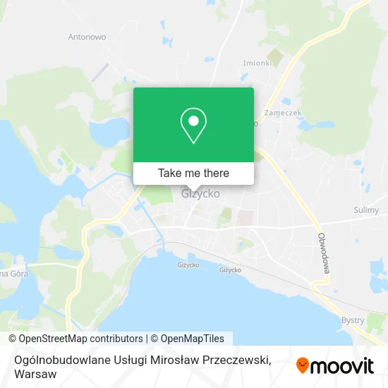 Ogólnobudowlane Usługi Mirosław Przeczewski map