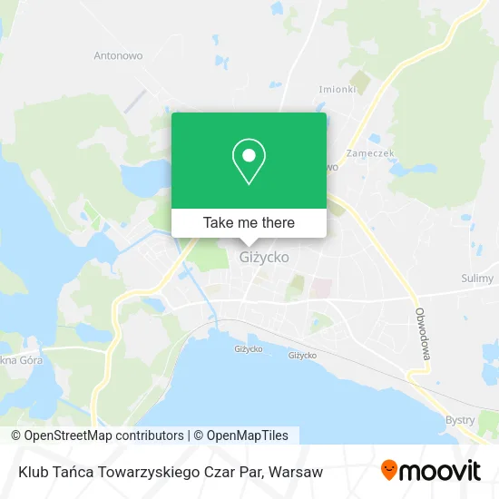 Klub Tańca Towarzyskiego Czar Par map