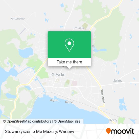 Stowarzyszenie Me Mazury map