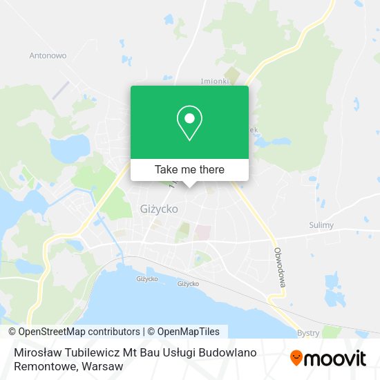 Mirosław Tubilewicz Mt Bau Usługi Budowlano Remontowe map