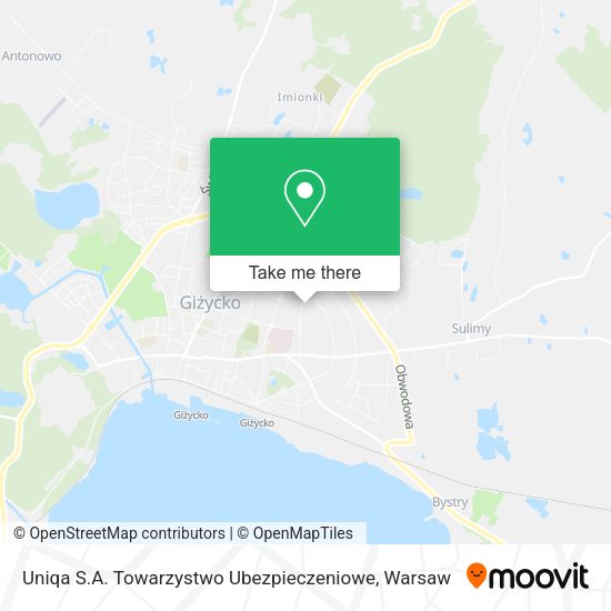 Uniqa S.A. Towarzystwo Ubezpieczeniowe map