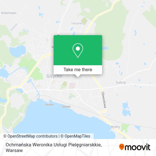 Ochmańska Weronika Usługi Pielęgniarskkie map