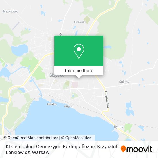 Kl-Geo Usługi Geodezyjno-Kartograficzne. Krzysztof Lenkiewicz map