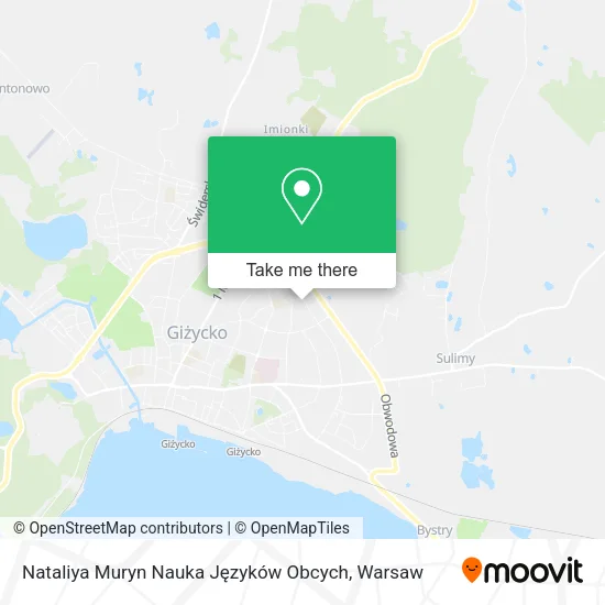 Карта Nataliya Muryn Nauka Języków Obcych