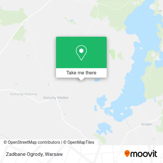 Карта Zadbane Ogrody