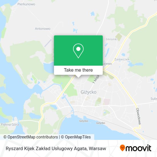 Ryszard Kijek Zakład Usługowy Agata map