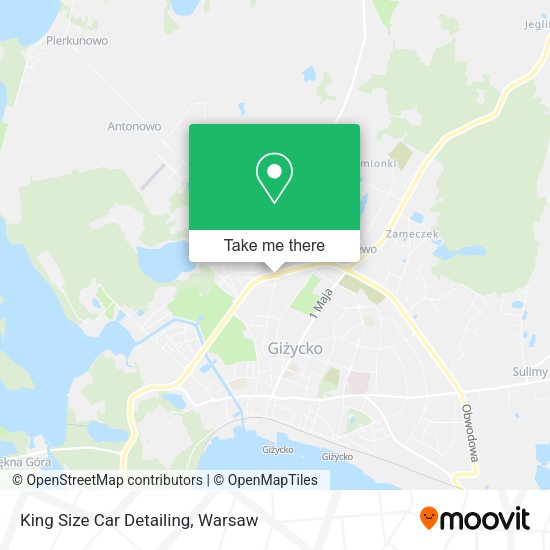 King Size Car Detailing map