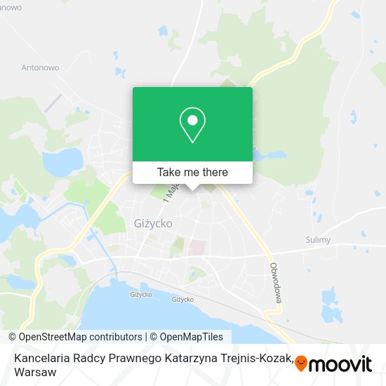 Kancelaria Radcy Prawnego Katarzyna Trejnis-Kozak map