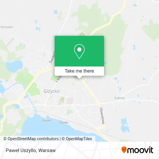 Paweł Uszyllo map