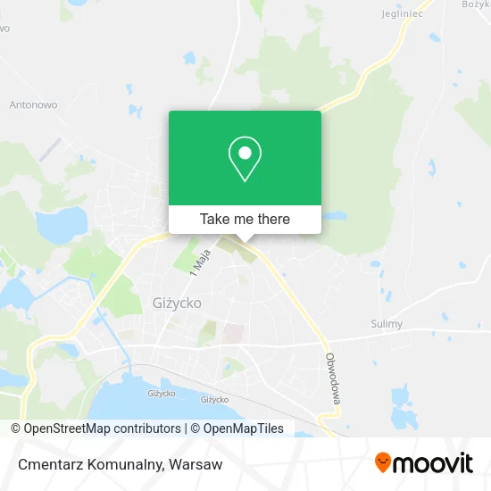 Карта Cmentarz Komunalny