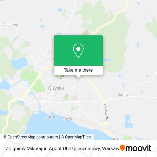 Zbigniew Mikołajun Agent Ubezpieczeniowy map