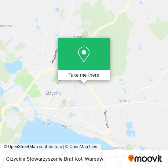 Карта Giżyckie Stowarzyszenie Brat Kot