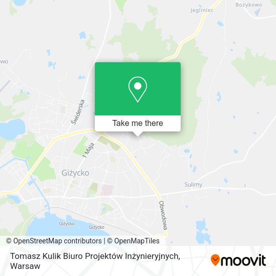 Tomasz Kulik Biuro Projektów Inżynieryjnych map