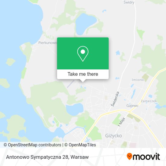 Antonowo Sympatyczna 28 map