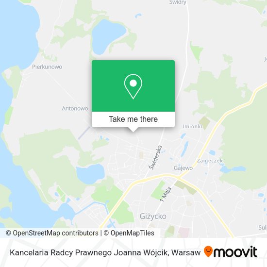 Kancelaria Radcy Prawnego Joanna Wójcik map