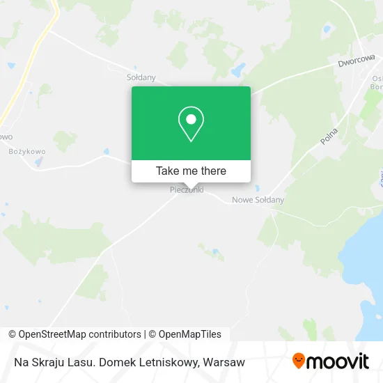 Карта Na Skraju Lasu. Domek Letniskowy