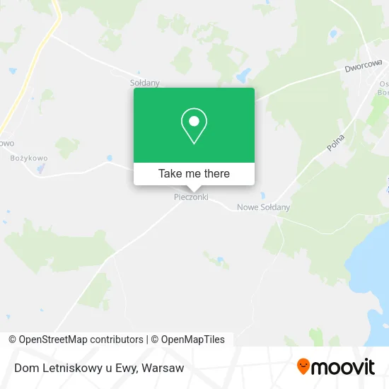 Карта Dom Letniskowy u Ewy