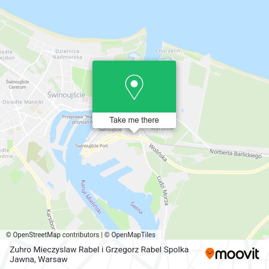 Zuhro Mieczyslaw Rabel i Grzegorz Rabel Spolka Jawna map