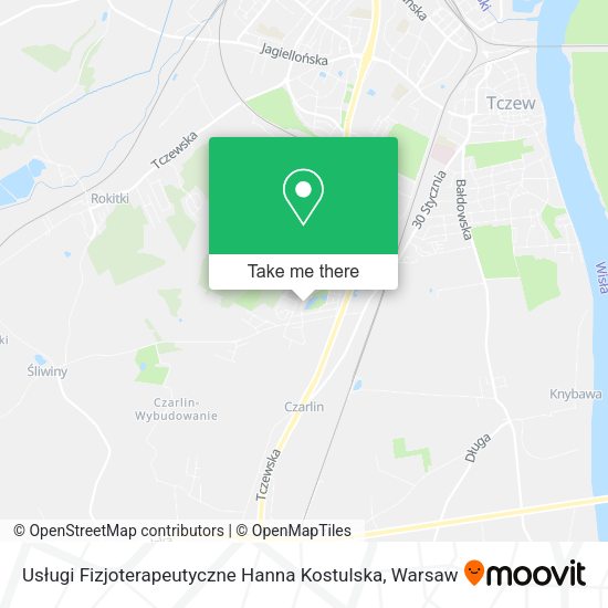 Usługi Fizjoterapeutyczne Hanna Kostulska map