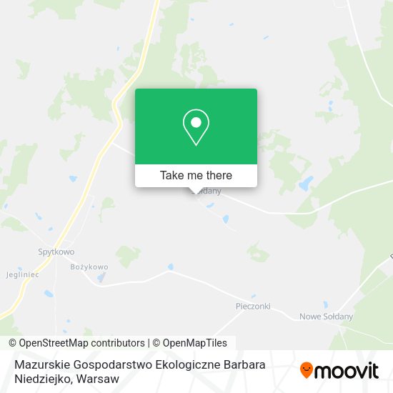 Mazurskie Gospodarstwo Ekologiczne Barbara Niedziejko map