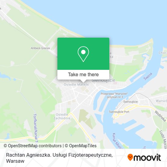 Rachtan Agnieszka. Usługi Fizjoterapeutyczne map