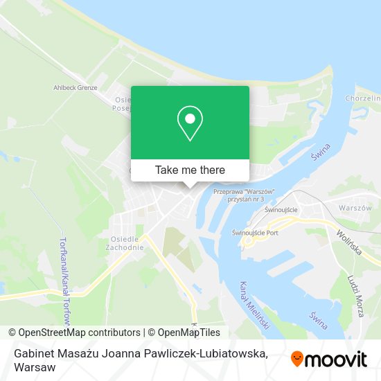 Gabinet Masażu Joanna Pawliczek-Lubiatowska map