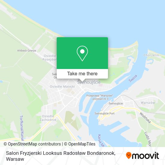 Salon Fryzjerski Looksus Radosław Bondaronok map