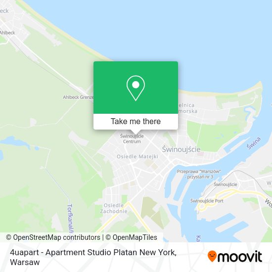 4uapart - Apartment Studio Platan New York map